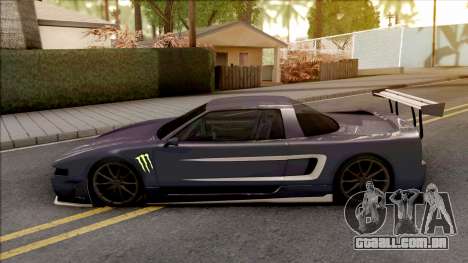 Infernus R34 Monster Energy para GTA San Andreas