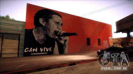 Cancerbero wall made by his quotes para GTA San Andreas