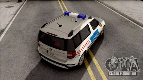 Skoda Yeti Magyar Rendorseg para GTA San Andreas