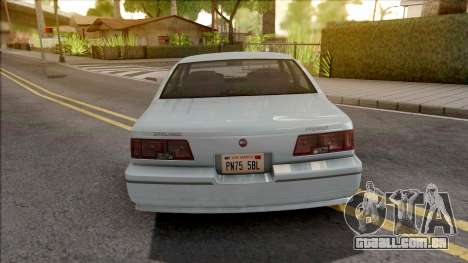 GTA V Declasse Premier Classic SA Style para GTA San Andreas