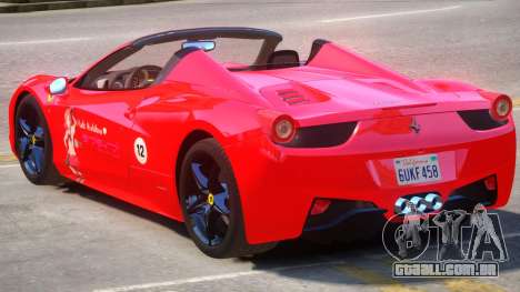 Ferrari 458 PJ para GTA 4