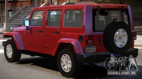 Jeep Wrangler Rubicon para GTA 4
