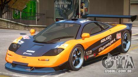 McLaren F1 V2 PJ1 para GTA 4