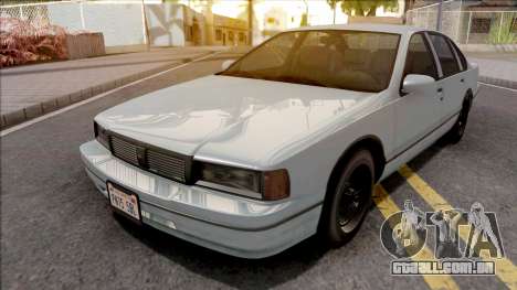 GTA V Declasse Premier Classic SA Style para GTA San Andreas