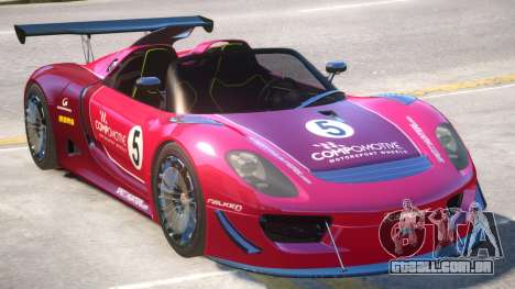 Porsche 918 Roadster PJ4 para GTA 4