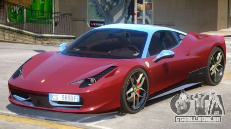 Ferrari 458 Italia V1 para GTA 4