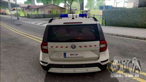 Skoda Yeti Magyar Rendorseg para GTA San Andreas