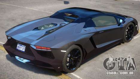 Lamborghini Aventador Anniversary Roadster para GTA 4