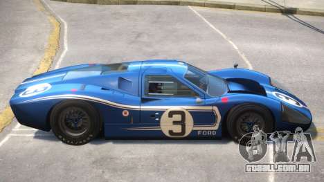 1967 Ford GT40 PJ2 para GTA 4