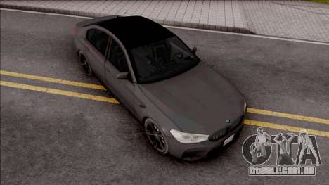 BMW M5 2019 para GTA San Andreas