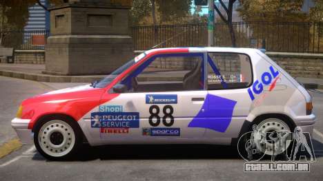 Peugeot 205 Sport PJ para GTA 4