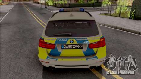 BMW 335i F31 Polizei para GTA San Andreas