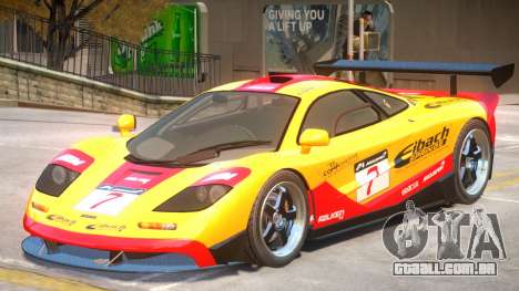 McLaren F1 V1 PJ3 para GTA 4