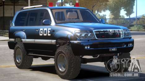 Toyota Land Cruiser Police para GTA 4