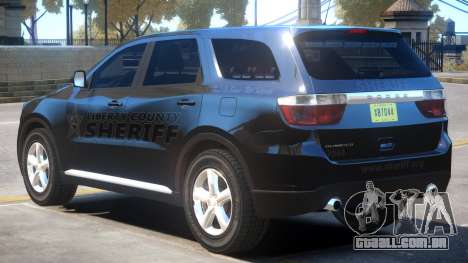 Dodge Durango Sheriff para GTA 4