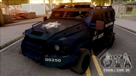 Lenco Bearcat G3 Policia Federal para GTA San Andreas