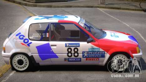 Peugeot 205 Sport PJ para GTA 4