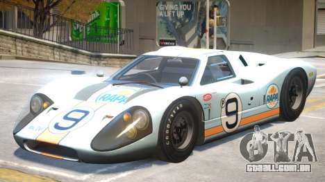 1967 Ford GT40 V1 PJ6 para GTA 4