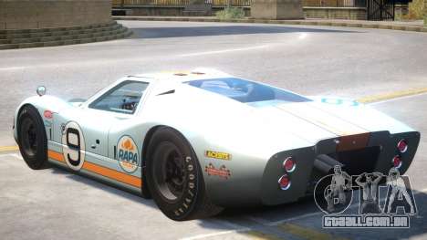 1967 Ford GT40 V1 PJ6 para GTA 4