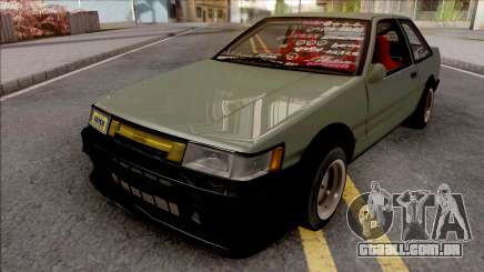 Toyota AE86 Levin Coupe Vision TopTeen para GTA San Andreas