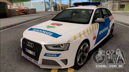 Audi RS4 Avant Magyar Rendorseg Updated Version para GTA San Andreas