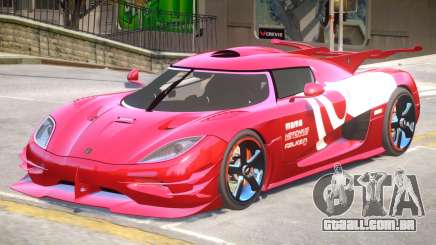 Koenigsegg One PJ3 para GTA 4