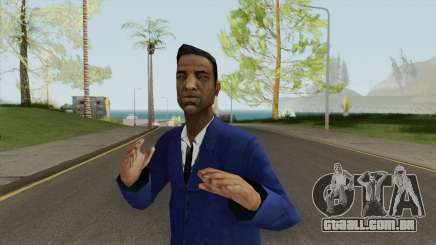 Black Male Young (Blue Suit With Tie) para GTA San Andreas