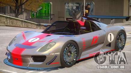 Porsche 918 Roadster PJ2 para GTA 4