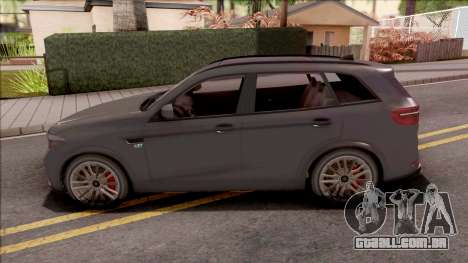 GTA V Ubermacht Rebla GTS Stock para GTA San Andreas