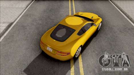 Aston Martin DB9 Full Tunable HQ Interior para GTA San Andreas