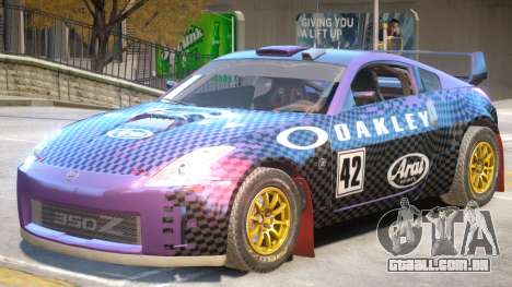 Nissan 350Z Drift V1 PJ2 para GTA 4