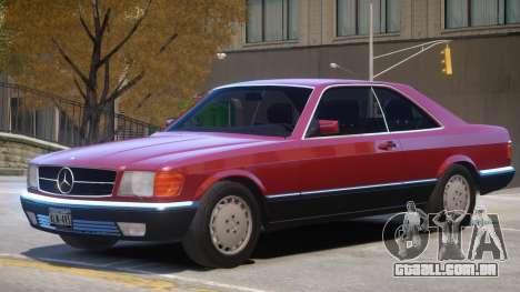 1987 Mercedes W126 R2 para GTA 4