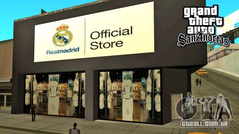 O Real Madrid Loja para GTA San Andreas