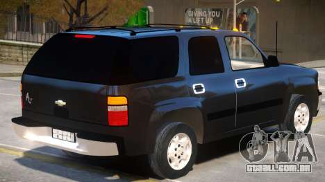 Chevrolet Tahoe V1.0 para GTA 4