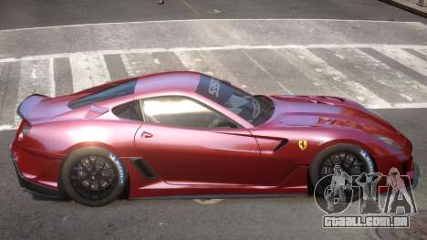Ferrari 599XX V1 para GTA 4