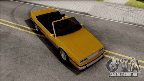 GTA IV Willard Cabrio Taxi para GTA San Andreas