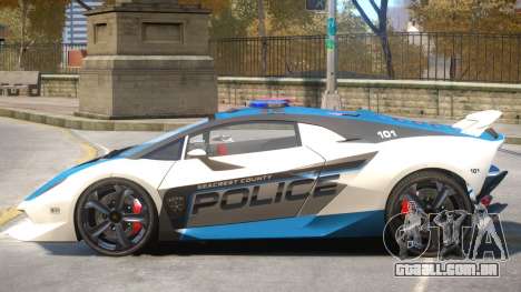Lamborghini Sesto Police V1.4 para GTA 4