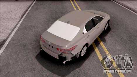 Toyota Camry 2019 Saudi Drift Edition para GTA San Andreas