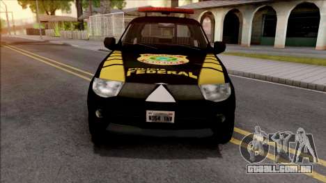 Mitsubishi L200 Triton 2010 Policia Federal para GTA San Andreas