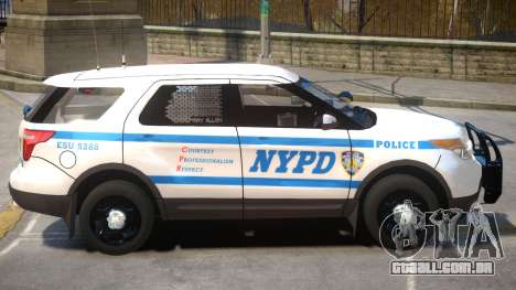 Ford Explorer V1 Police para GTA 4