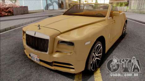 Rolls-Royce Dawn 2019 para GTA San Andreas