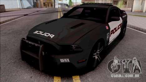 Ford Mustang Boss 302 2013 Police para GTA San Andreas