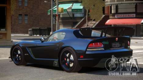 Dodge Viper SRT Y09 para GTA 4