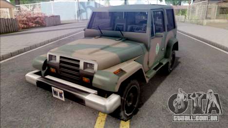 Mesa Jeep Vesao Exercito Brasileiro para GTA San Andreas