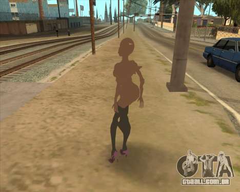 Scary woman nude bald para GTA San Andreas