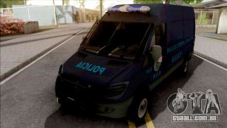 Mercedes-Benz Sprinter Policia Federal Argentina para GTA San Andreas