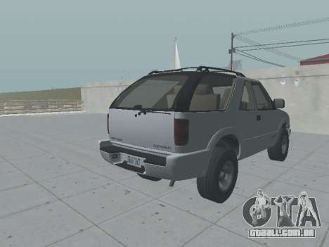 Chevrolet Blazer 2001 para GTA San Andreas