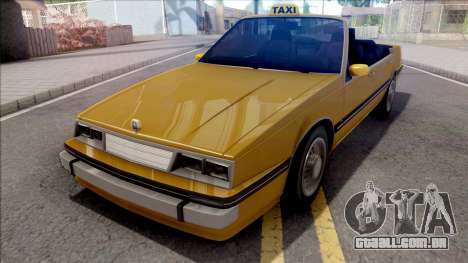 GTA IV Willard Cabrio Taxi para GTA San Andreas