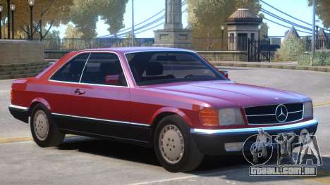 1987 Mercedes W126 R2 para GTA 4