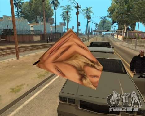 Nikolay Baskov na forma de um polígono de origam para GTA San Andreas